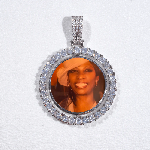 3D Spinning 2-Faced Custom Picture Pendant