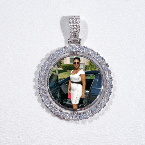 3D Spinning 2-Faced Custom Picture Pendant