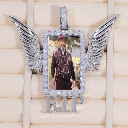 RIP WING 3D CUSTOM PICTURE PENDANT