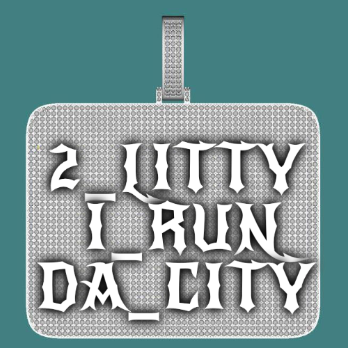 CUSTOM LETTER NECKLACE 3D BIG SQUARE