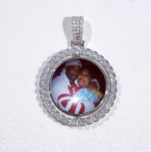 3D Spinning 2-Faced Custom Picture Pendant