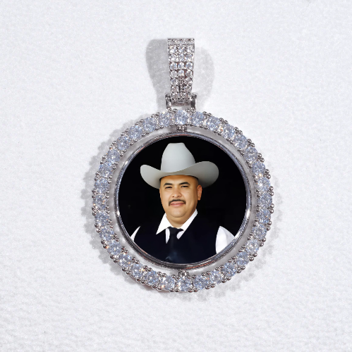 3D Spinning 2-Faced Custom Picture Pendant