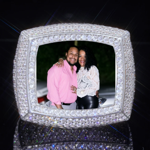 3D CUSTOM PICTURE ICED RING