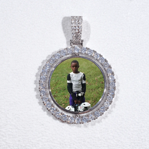 3D Spinning 2-Faced Custom Picture Pendant