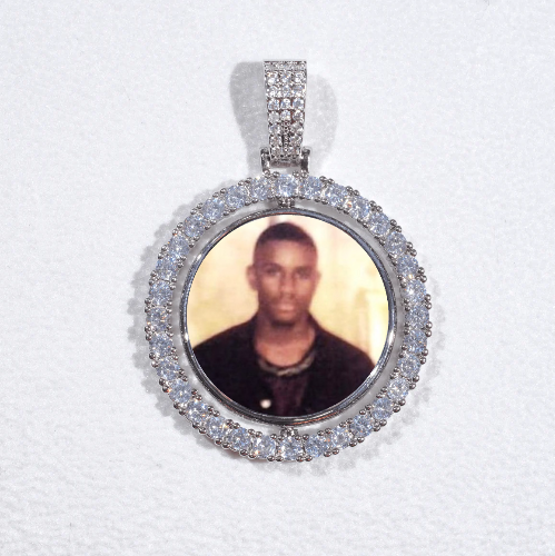 3D Spinning 2-Faced Custom Picture Pendant
