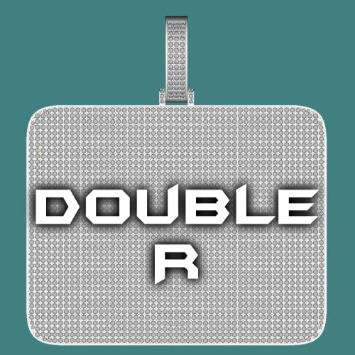 CUSTOM LETTER NECKLACE 3D BIG SQUARE
