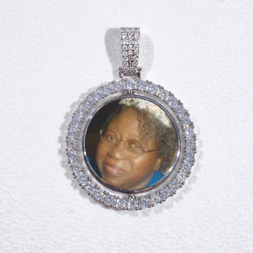 3D Spinning 2-Faced Custom Picture Pendant
