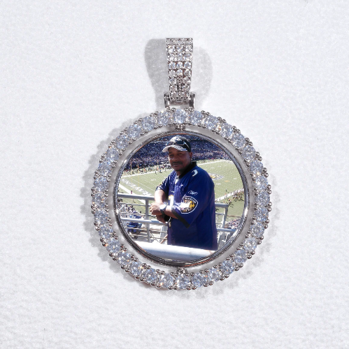 3D Spinning 2-Faced Custom Picture Pendant
