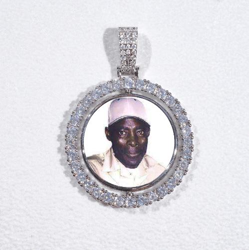 3D Spinning 2-Faced Custom Picture Pendant