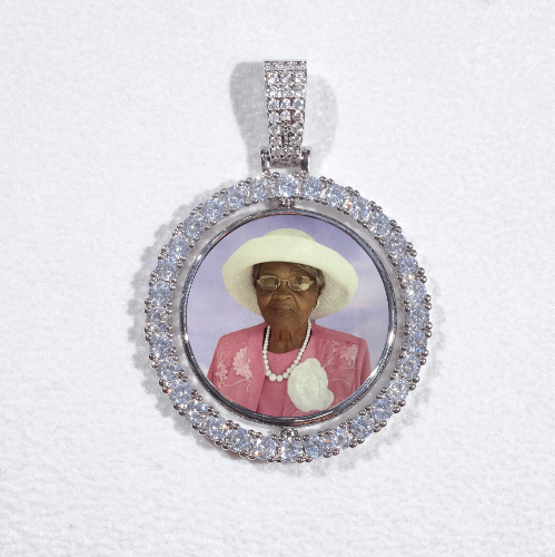 3D Spinning 2-Faced Custom Picture Pendant
