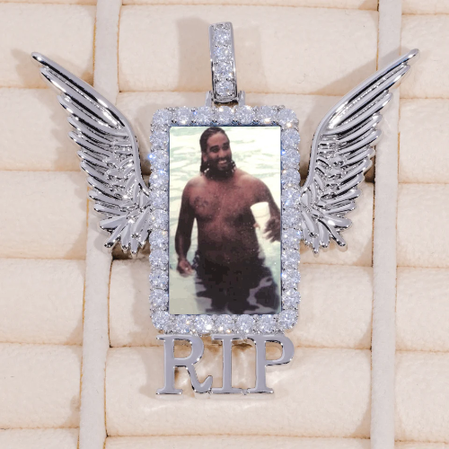 RIP WING 3D CUSTOM PICTURE PENDANT