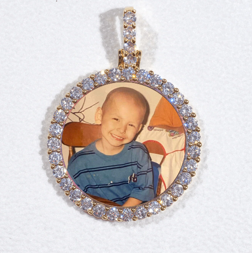 3D CIRCLE CUSTOM PICTURE PENDANT SMALL SIZE