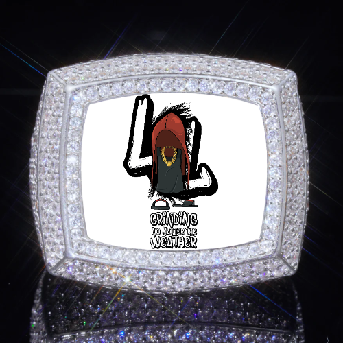 3D CUSTOM PICTURE ICED RING