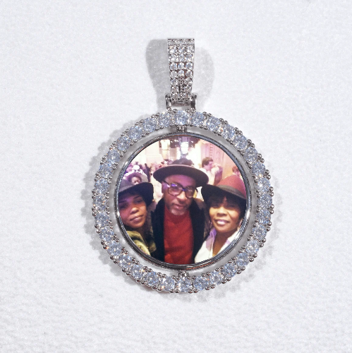 3D Spinning 2-Faced Custom Picture Pendant