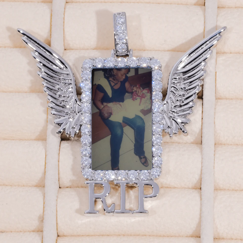 RIP WING 3D CUSTOM PICTURE PENDANT