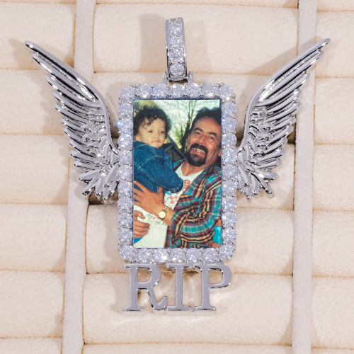 RIP WING 3D CUSTOM PICTURE PENDANT
