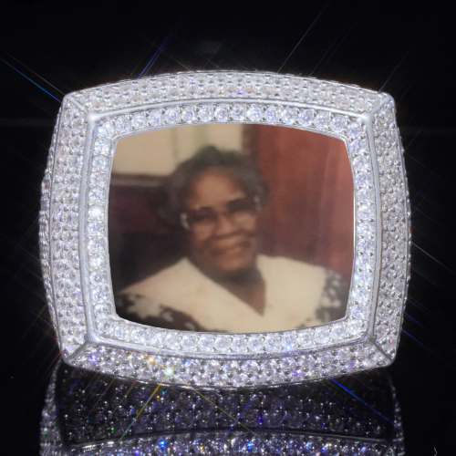 3D CUSTOM PICTURE ICED RING