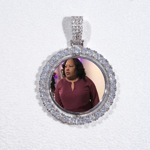 3D Spinning 2-Faced Custom Picture Pendant