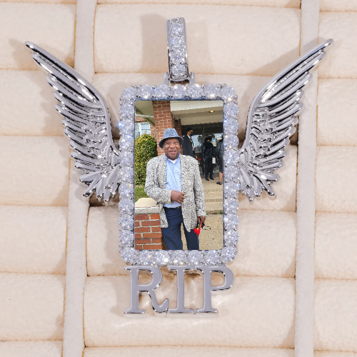 RIP WING 3D CUSTOM PICTURE PENDANT