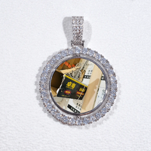 3D Spinning 2-Faced Custom Picture Pendant
