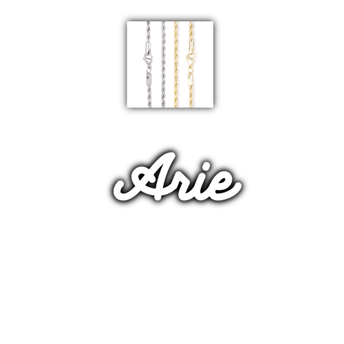 Script Custom Letter Necklace