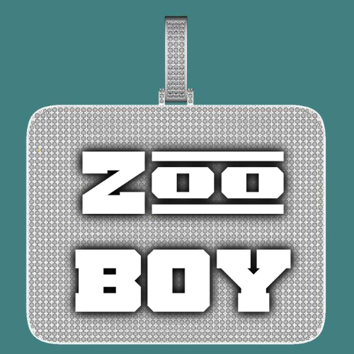 CUSTOM LETTER NECKLACE 3D BIG SQUARE