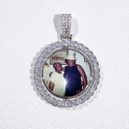 3D Spinning 2-Faced Custom Picture Pendant