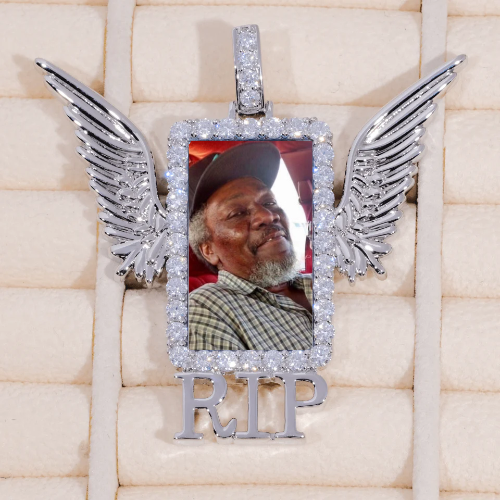 RIP WING 3D CUSTOM PICTURE PENDANT