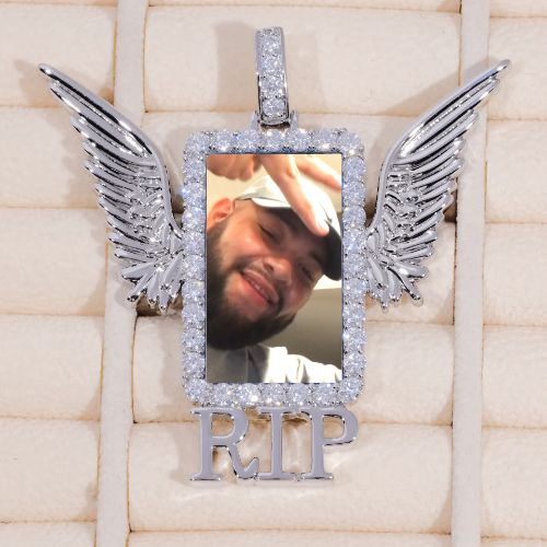 RIP WING 3D CUSTOM PICTURE PENDANT
