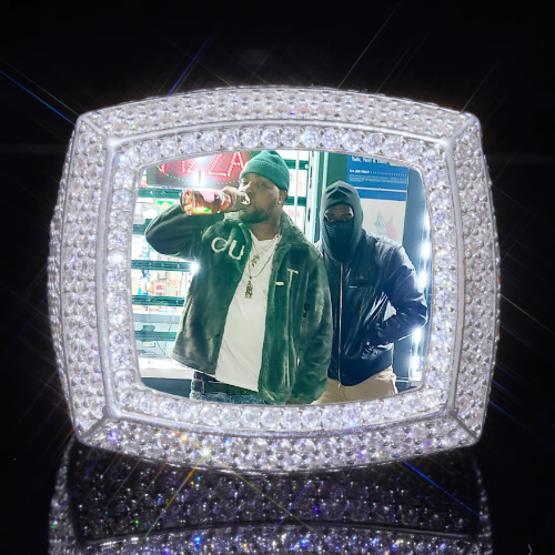 3D CUSTOM PICTURE ICED RING