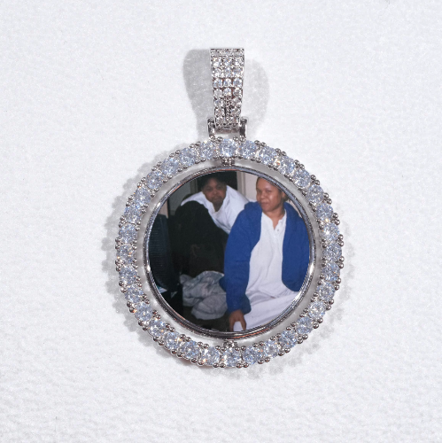 3D Spinning 2-Faced Custom Picture Pendant