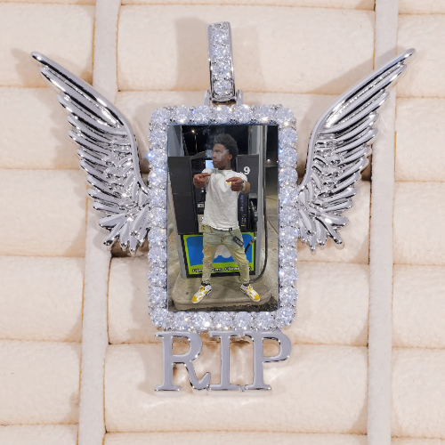 RIP WING 3D CUSTOM PICTURE PENDANT