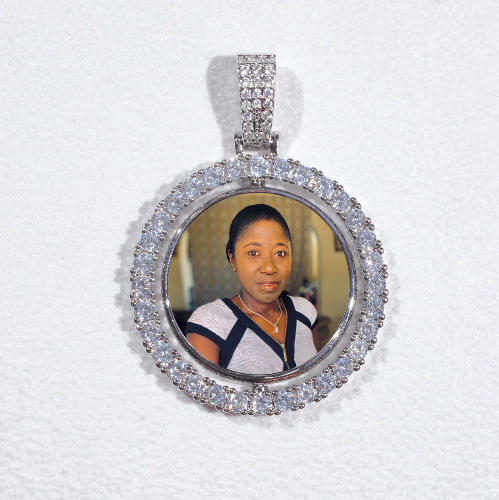 3D Spinning 2-Faced Custom Picture Pendant
