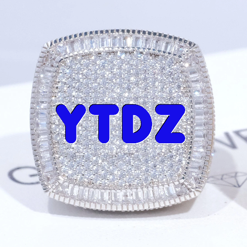 CUSTOM LETTER 3D ICED RING
