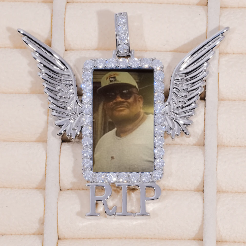 RIP WING 3D CUSTOM PICTURE PENDANT