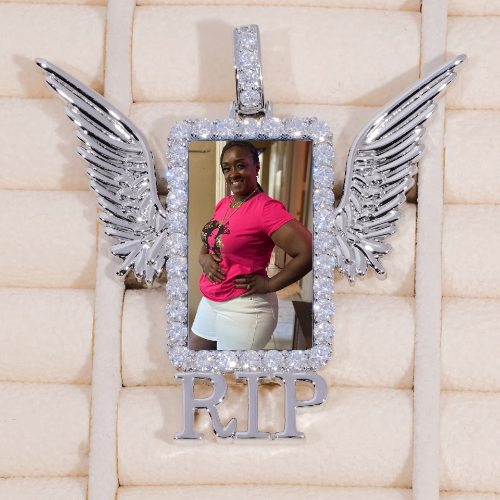 RIP WING 3D CUSTOM PICTURE PENDANT