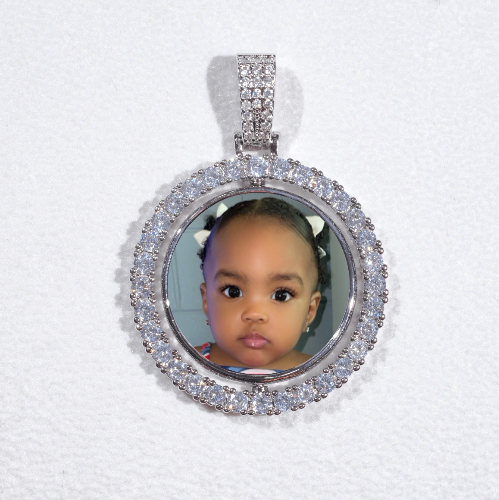3D Spinning 2-Faced Custom Picture Pendant