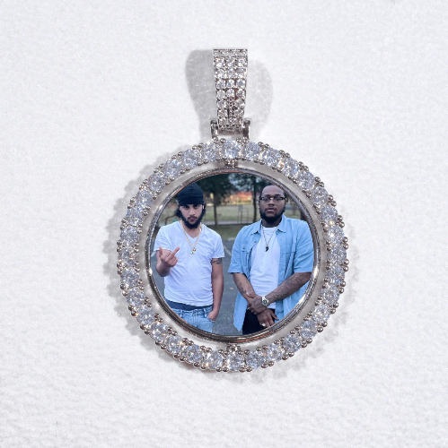 3D Spinning 2-Faced Custom Picture Pendant