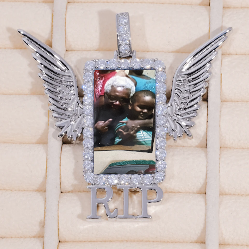 RIP WING 3D CUSTOM PICTURE PENDANT