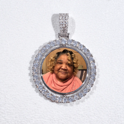 3D Spinning 2-Faced Custom Picture Pendant