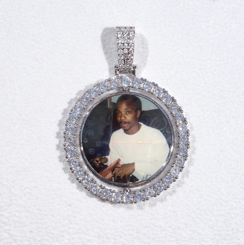 3D Spinning 2-Faced Custom Picture Pendant