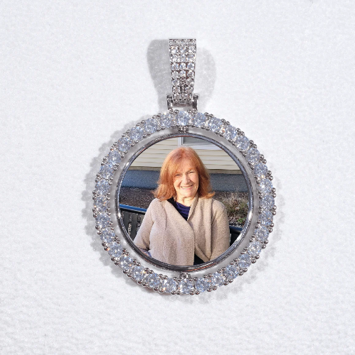 3D Spinning 2-Faced Custom Picture Pendant