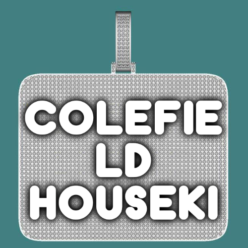 CUSTOM LETTER NECKLACE 3D BIG SQUARE