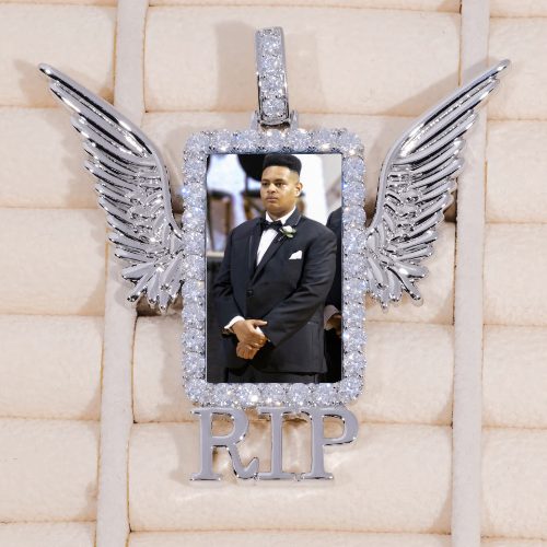 RIP WING 3D CUSTOM PICTURE PENDANT