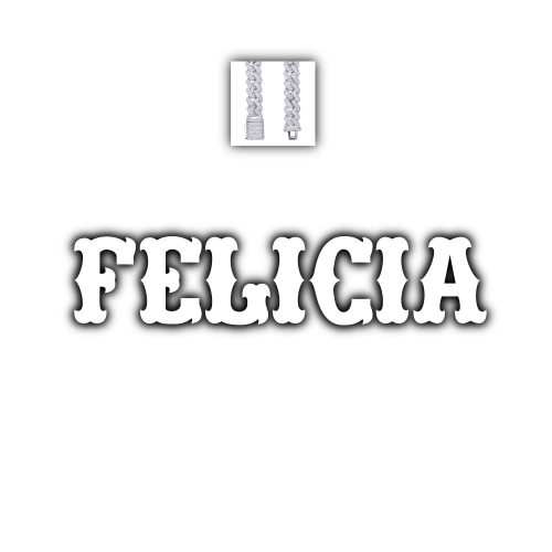 Custom Letters Freibeuter Font Necklace