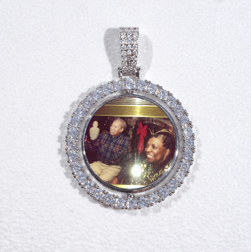 3D Spinning 2-Faced Custom Picture Pendant