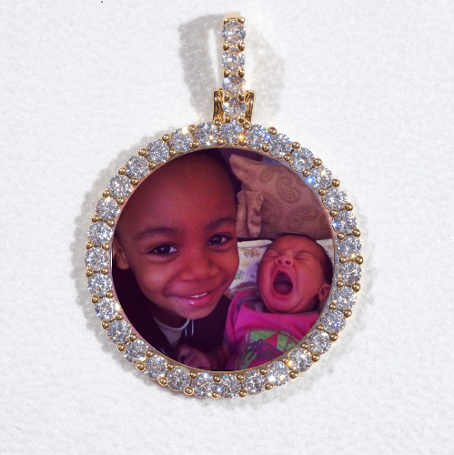 3D CIRCLE CUSTOM PICTURE PENDANT SMALL SIZE