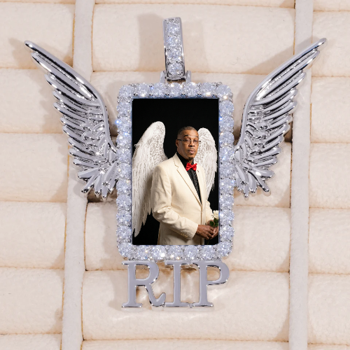 RIP WING 3D CUSTOM PICTURE PENDANT