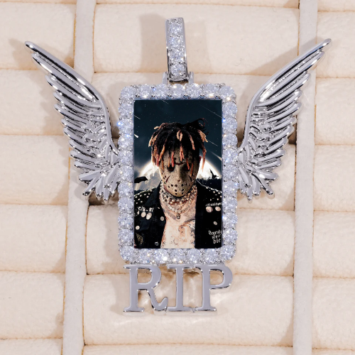 RIP WING 3D CUSTOM PICTURE PENDANT