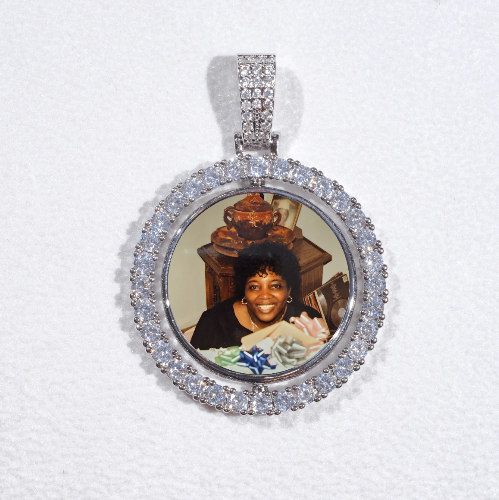 3D Spinning 2-Faced Custom Picture Pendant